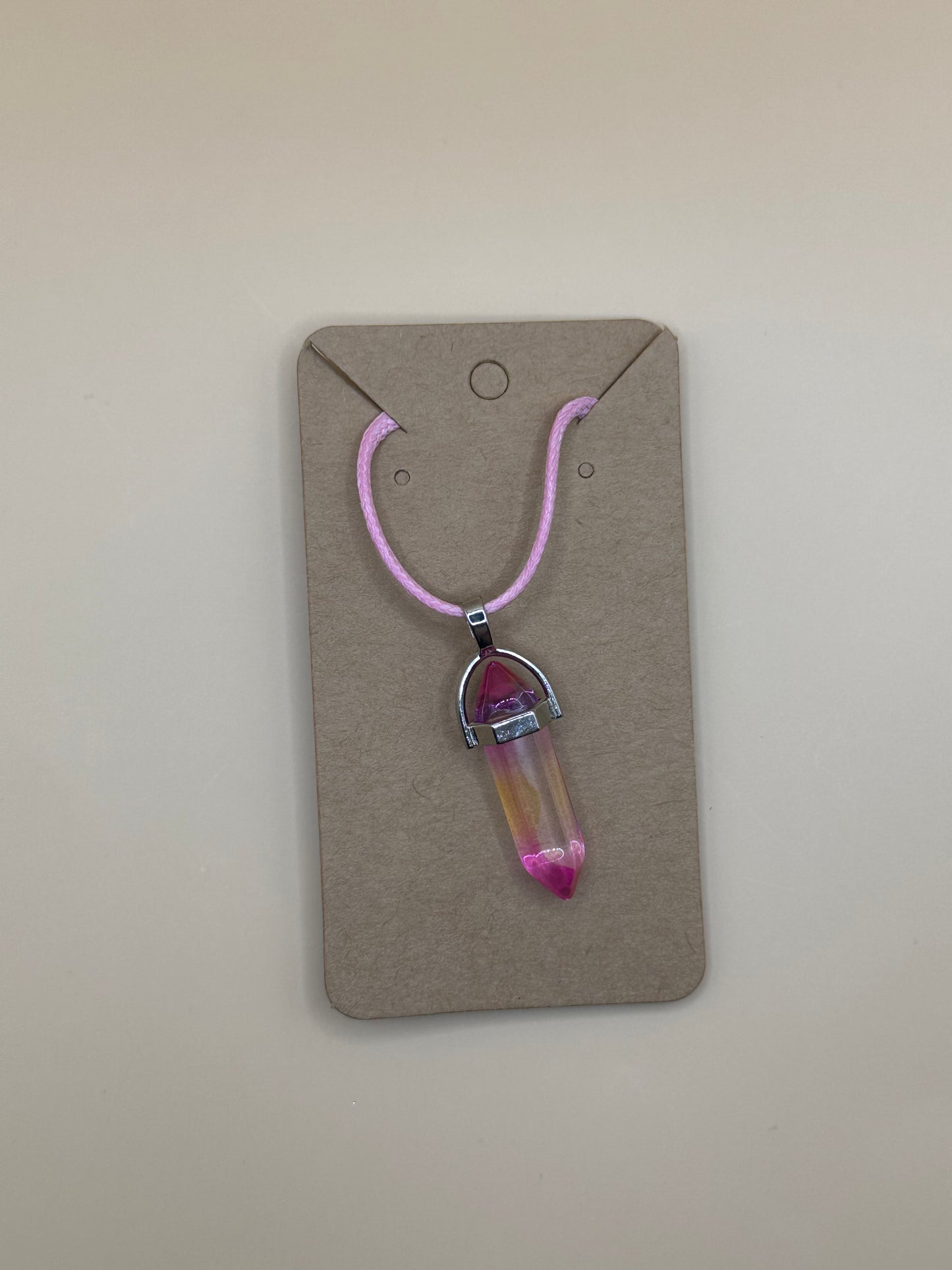 Chakra Crystal Gem Stone Necklace