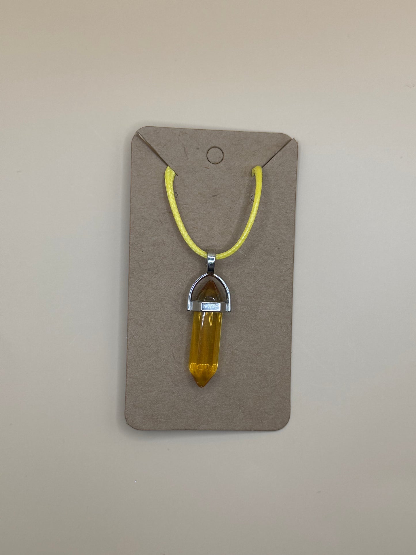 Chakra Crystal Gem Stone Necklace